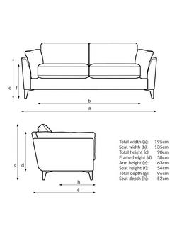 John Lewis Jura Large 3 Seater Sofa - view 2, 