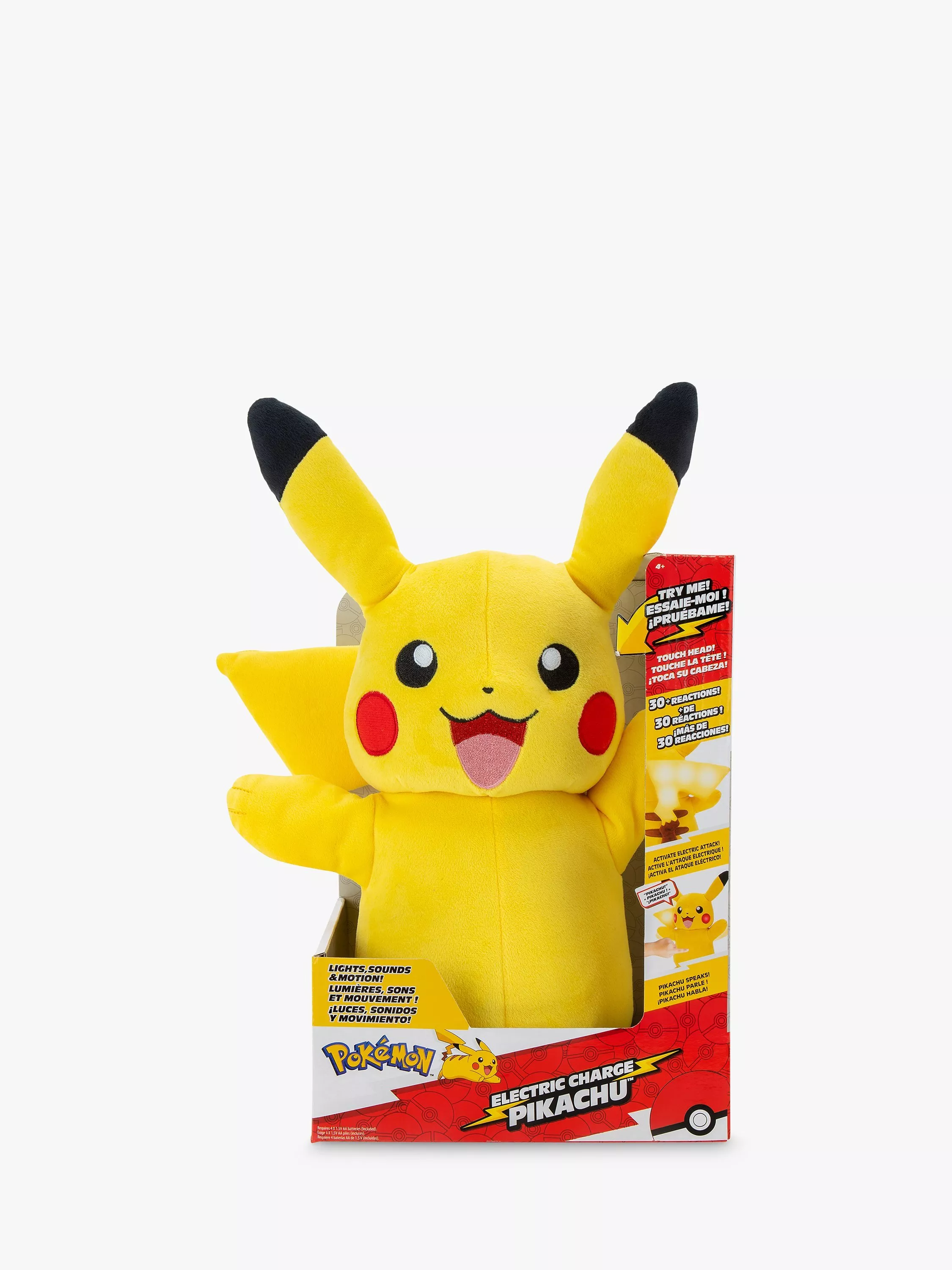 Pokemon pikachu peluche on sale