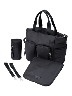 BabaBing! Soft Shell Changing Bag, Black - view 2, Black