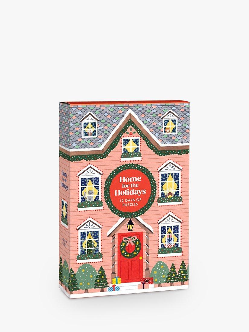 Galison Home for Christmas Advent Calendar Jigsaw Puzzle 500 Piece