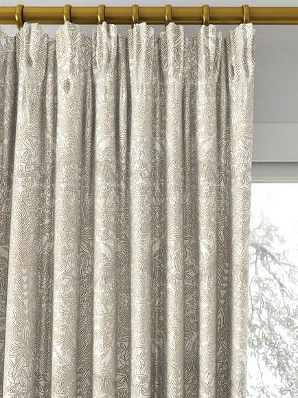 Clarke & Clarke Leopardo Made to Measure Curtains or Roman Blind, Champagne - view 2, Champagne