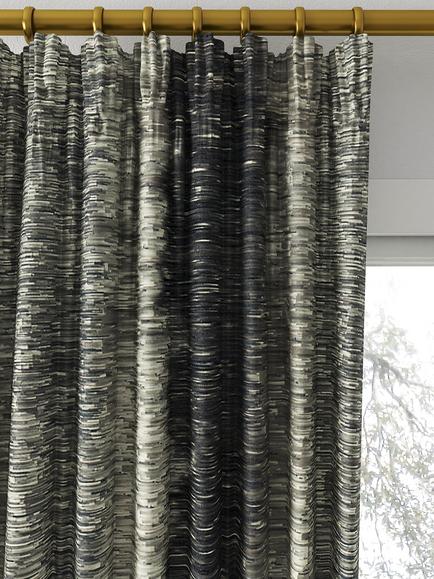 Clarke & Clarke Ombre Made to Measure Curtains or Roman Blind, Grey - view 2, Grey