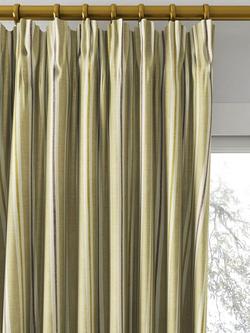 Clarke & Clarke Sackville Stripe Made to Measure Curtains or Roman Blind, Natural - view 2, Natural