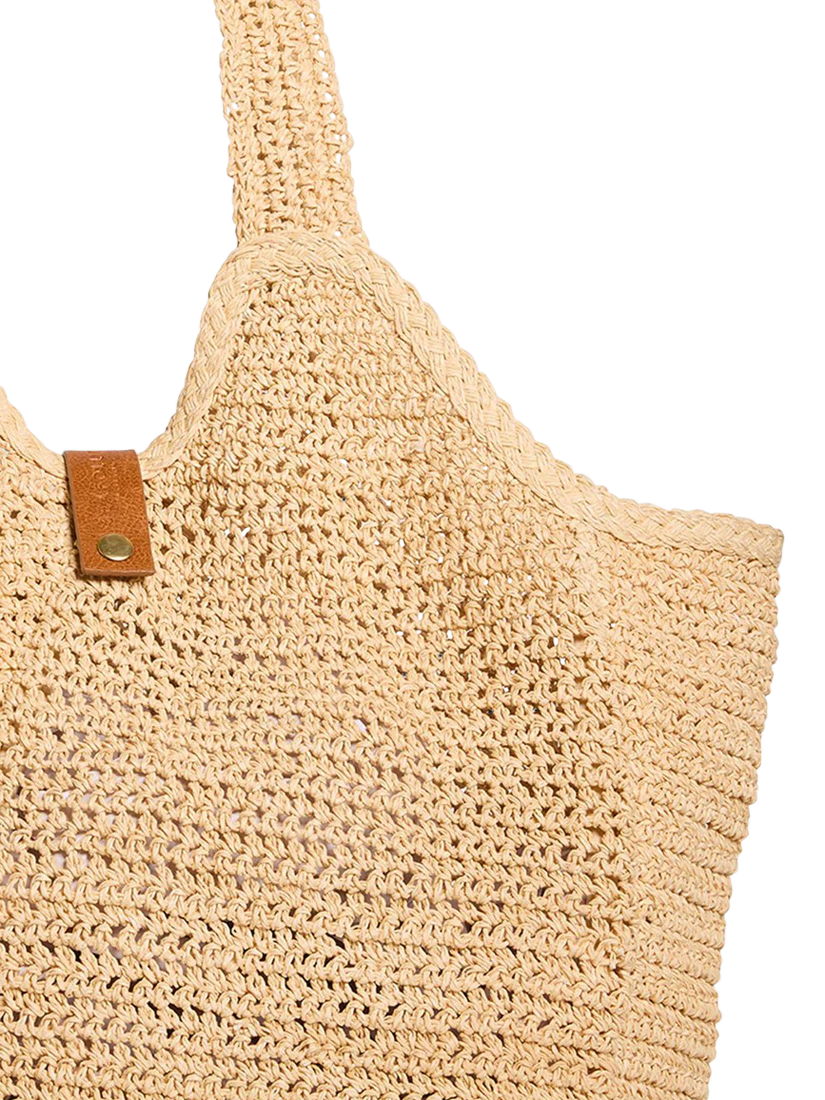 Product image 2 of 7, which shows Seafolly Mirage Woven Tote Bag, Natural