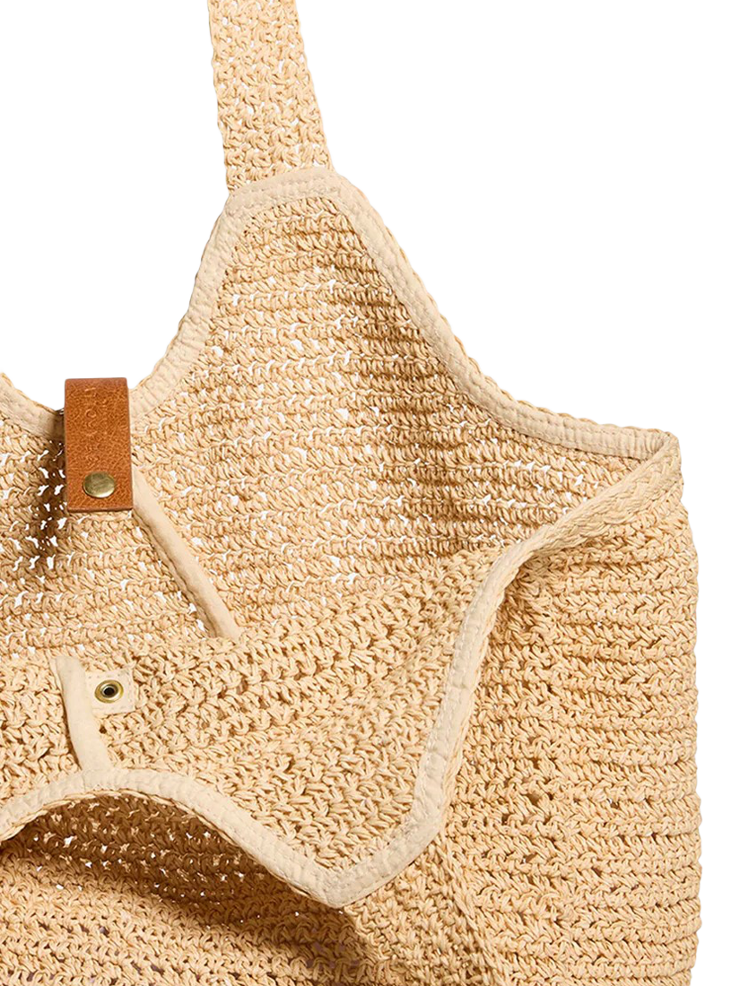 Product image 3 of 7, which shows Seafolly Mirage Woven Tote Bag, Natural