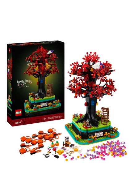 LEGO Ideas 21346 Family Tree & Keepsake Display Ornament, Multi