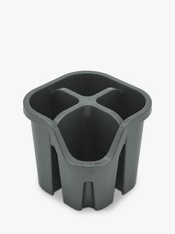 ADDIS Eco Cutlery Drainer, Metallic