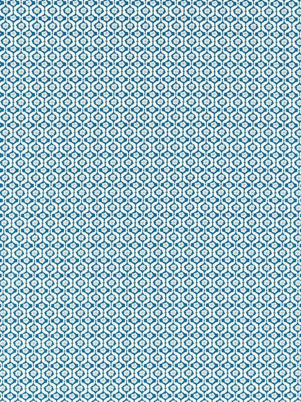 Clarke & Clarke Giverny Made to Measure Curtains or Roman Blind, Cobalt, Cobalt