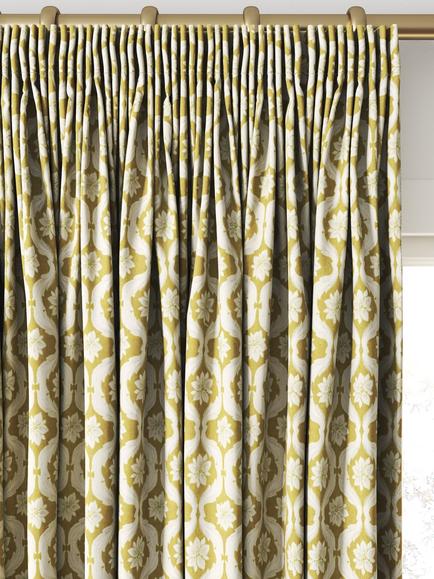 Clarke & Clarke Giverny Made to Measure Curtains or Roman Blind, Mustard - view 2, Mustard