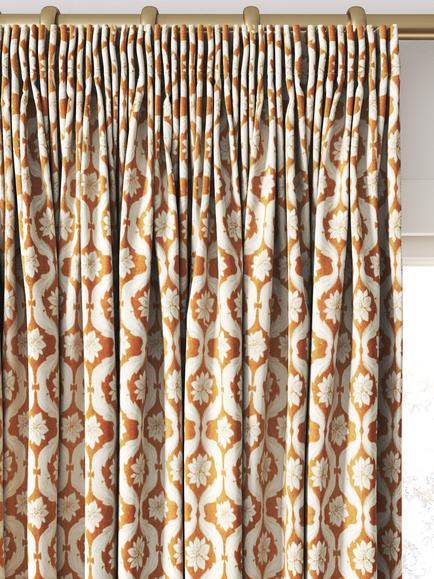 Clarke & Clarke Giverny Made to Measure Curtains or Roman Blind, Spice - view 2, Spice