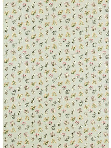 Clarke & Clarke Leiden Made to Measure Curtains or Roman Blind, Blush/Sage, Blush/Sage