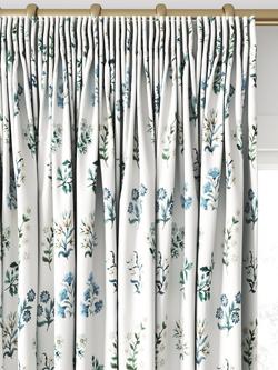 Clarke & Clarke Leiden Made to Measure Curtains or Roman Blind, Denim - view 2, Denim