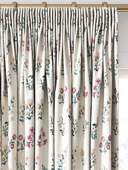 Clarke & Clarke Leiden Made to Measure Curtains or Roman Blind, Teal/Berry - view 2, Teal/Berry