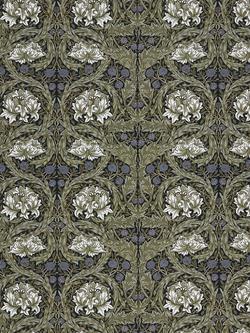 William Morris At Home African Marigold Velvet Made to Measure Curtains or Roman Blind, Walnut, Walnut