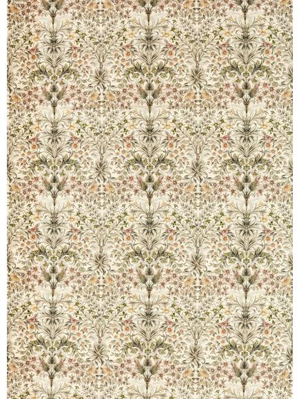 Clarke & Clarke Mirabell Made to Measure Curtains or Roman Blind, Natural/Blush, Natural/Blush