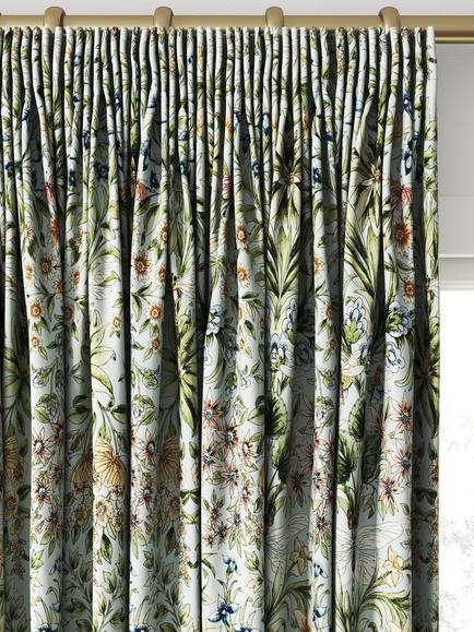 Clarke & Clarke Mirabell Made to Measure Curtains or Roman Blind, Seaglass - view 2, Seaglass