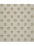 William Morris At Home Lily Flower Embroidered Made to Measure Curtains or Roman Blind, Madder