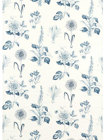 Clarke & Clarke Roseraie Made to Measure Curtains & Roman Blind, Midnight, Midnight