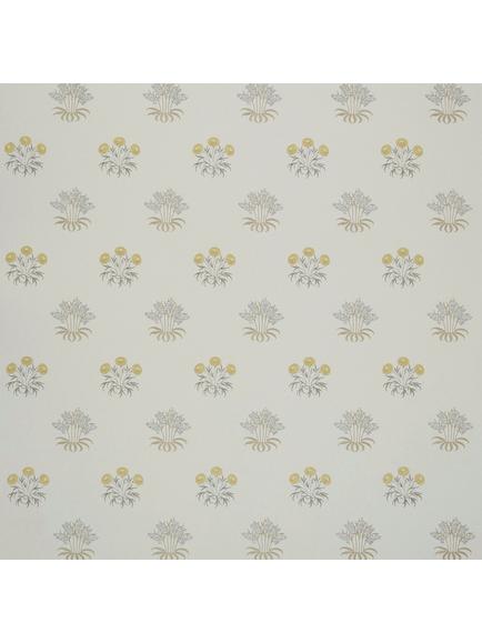 William Morris At Home Lily Flower Embroidered Made to Measure Curtains or Roman Blind, Ochre, Ochre