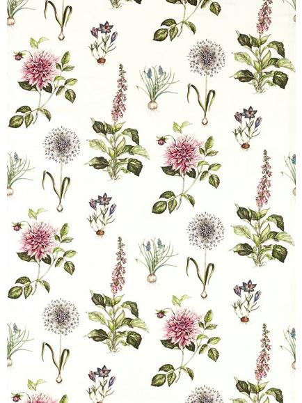 Clarke & Clarke Roseraie Made to Measure Curtains & Roman Blind, Summer, Summer