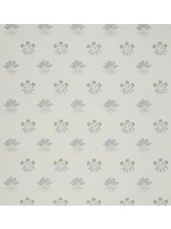 William Morris At Home Lily Flower Embroidered Made to Measure Curtains or Roman Blind, Woad, Woad