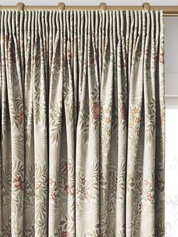 William Morris At Home Larkspur Made to Measure Curtains or Roman Blind, Acorn - view 2, Acorn