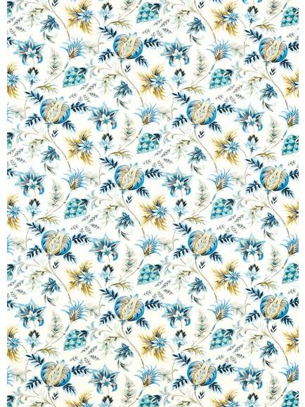 Clarke & Clarke Sizergh Made to Measure Curtains or Roman Blind, Cobalt, Cobalt