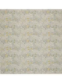 William Morris At Home Larkspur Made to Measure Curtains or Roman Blind, Flint, Flint