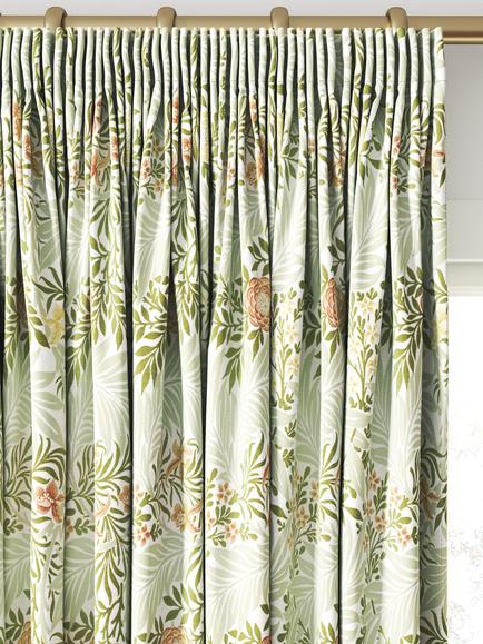 William Morris At Home Larkspur Made to Measure Curtains or Roman Blind, Nettle - view 2, Nettle