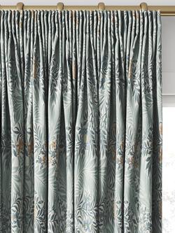 William Morris At Home Larkspur Made to Measure Curtains or Roman Blind, Woad - view 2, Woad
