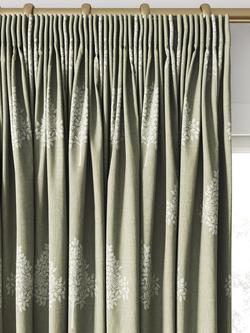 William Morris At Home Marigold Tree Embroidered Made to Measure Curtains or Roman Blind, Nettle - view 2, Nettle