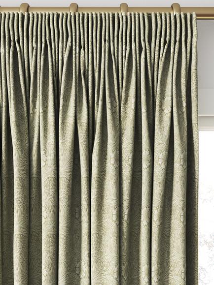 William Morris At Home Marigold Velvet Made to Measure Curtains or Roman Blind, Jute - view 2, Jute