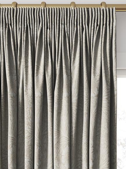 William Morris At Home Marigold Woven Made to Measure Curtains or Roman Blind, Nettle - view 2, Nettle