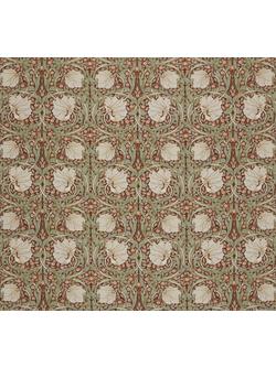 William Morris At Home Pimpernel Made to Measure Curtains or Roman Blind, Brick, Brick