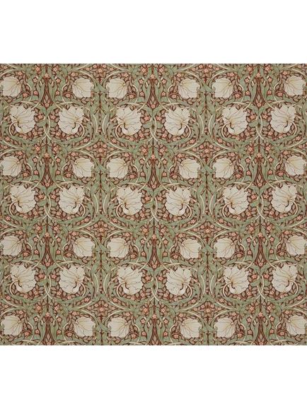 William Morris At Home Pimpernel Made to Measure Curtains or Roman Blind, Brick, Brick