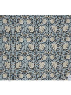 William Morris At Home Pimpernel Made to Measure Curtains or Roman Blind, Indigo, Indigo