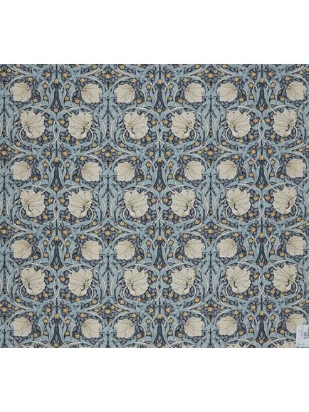 William Morris At Home Pimpernel Made to Measure Curtains or Roman Blind, Indigo, Indigo