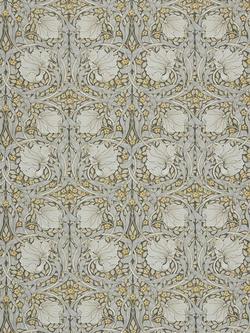 William Morris At Home Pimpernel Velvet Made to Measure Curtains or Roman Blind, Brick, Brick