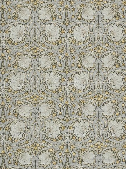 William Morris At Home Pimpernel Velvet Made to Measure Curtains or Roman Blind, Brick, Brick