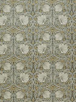 William Morris At Home Pimpernel Velvet Made to Measure Curtains or Roman Blind, Flint, Flint