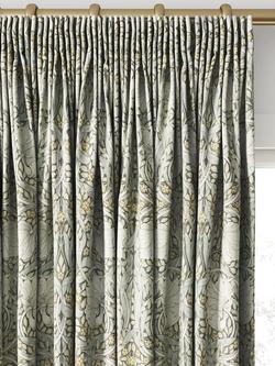 William Morris At Home Pimpernel Velvet Made to Measure Curtains or Roman Blind, Flint - view 2, Flint