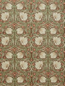William Morris At Home Strawberry Thief Made to Measure Curtains or Roman Blind, Madder, Madder