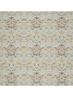 William Morris At Home Strawberry Thief Made to Measure Curtains or Roman Blind, Ochre, Ochre
