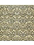William Morris At Home Strawberry Thief Velvet Made to Measure Curtains or Roman Blind, Flint
