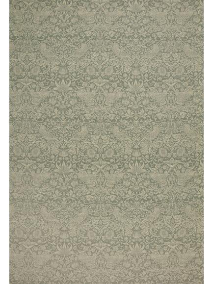 William Morris At Home Strawberry Thief Woven Made to Measure Curtains or Roman Blind, Sage, Sage