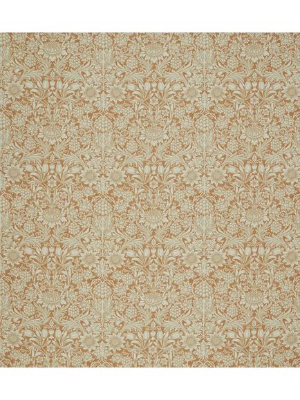 William Morris At Home Sunflower Made to Measure Curtains or Roman Blind, Madder, Madder