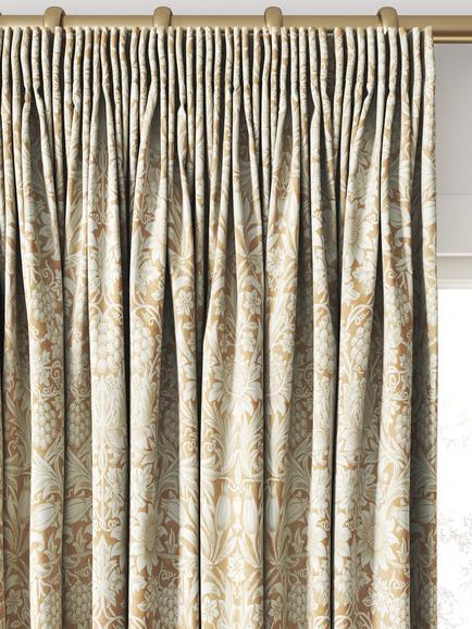 William Morris At Home Sunflower Made to Measure Curtains or Roman Blind, Madder - view 2, Madder