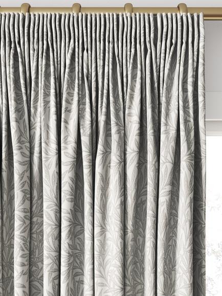 William Morris At Home Willow Made to Measure Curtains or Roman Blind, Limestone - view 2, Limestone