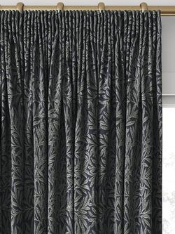William Morris At Home Willow Woven Made to Measure Curtains or Roman Blind, Indigo - view 2, Indigo