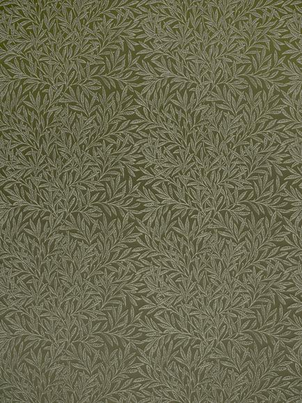 William Morris At Home Willow Woven Made to Measure Curtains or Roman Blind, Sage, Sage
